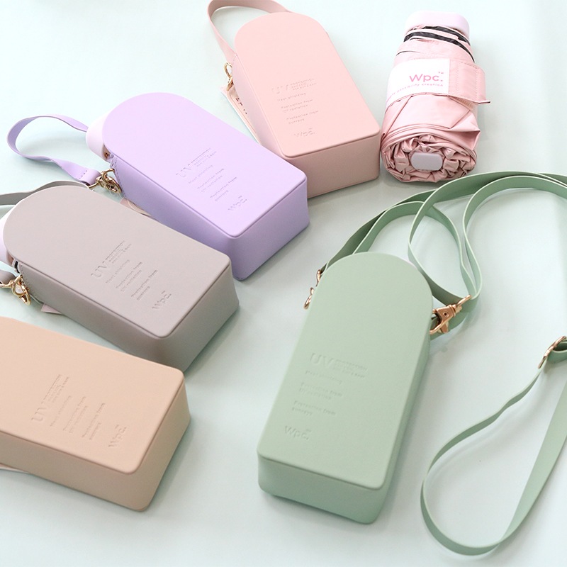 晴雨兼用（折傘）遮光ポシェットタイニー PK