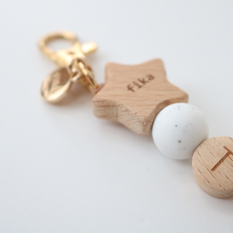 【期間限定8月31日まで】fika（フィーカ）おなまえキーホルダー