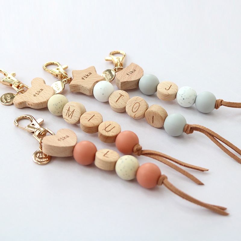 【期間限定8月31日まで】fika（フィーカ）おなまえキーホルダー
