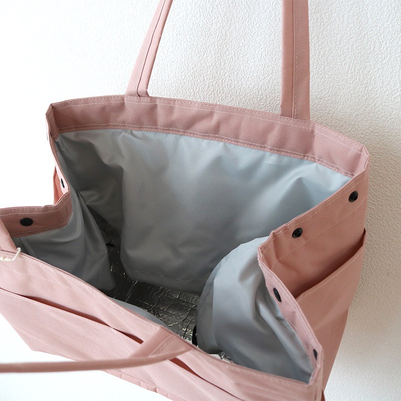 HD　MF&CDL　保冷レジカゴバッグ　GY