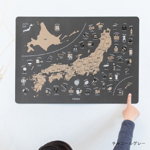 FORNE（フォルネ）　japan map poster 日本地図ポスター