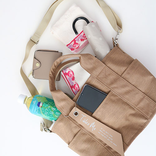 Take Me テイクミー 9ポケットトートバッグ NV