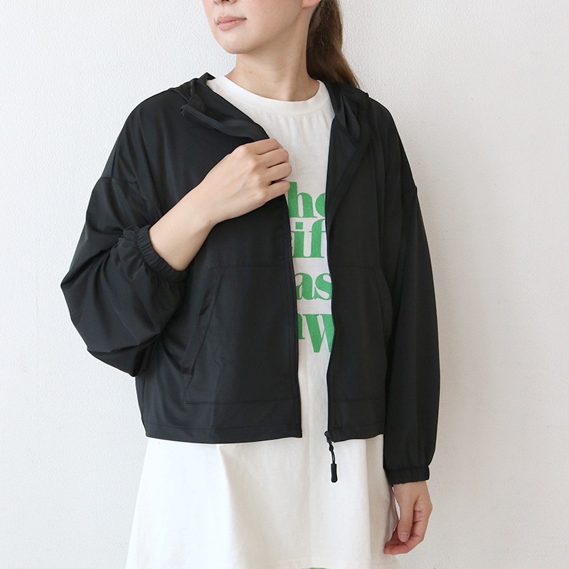 HD ママさんが考えた最強のUVパーカー ショート BK
