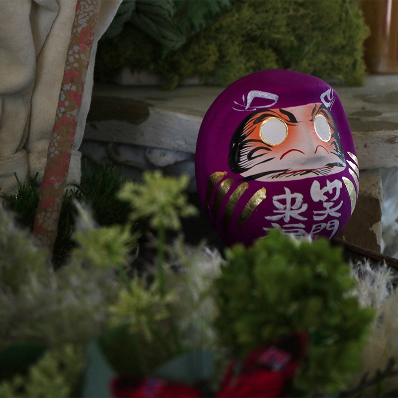 【ご予約商品】2026名入れだるまSサイズ 赤・青・白・紫