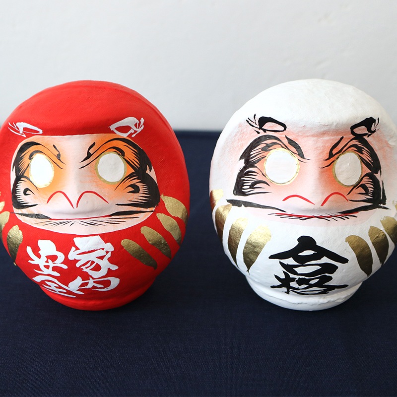 【ご予約商品】2026名入れだるまSサイズ 赤・青・白・紫