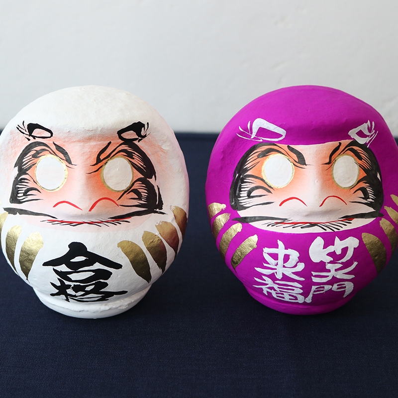 【ご予約商品】2026名入れだるまSサイズ 赤・青・白・紫
