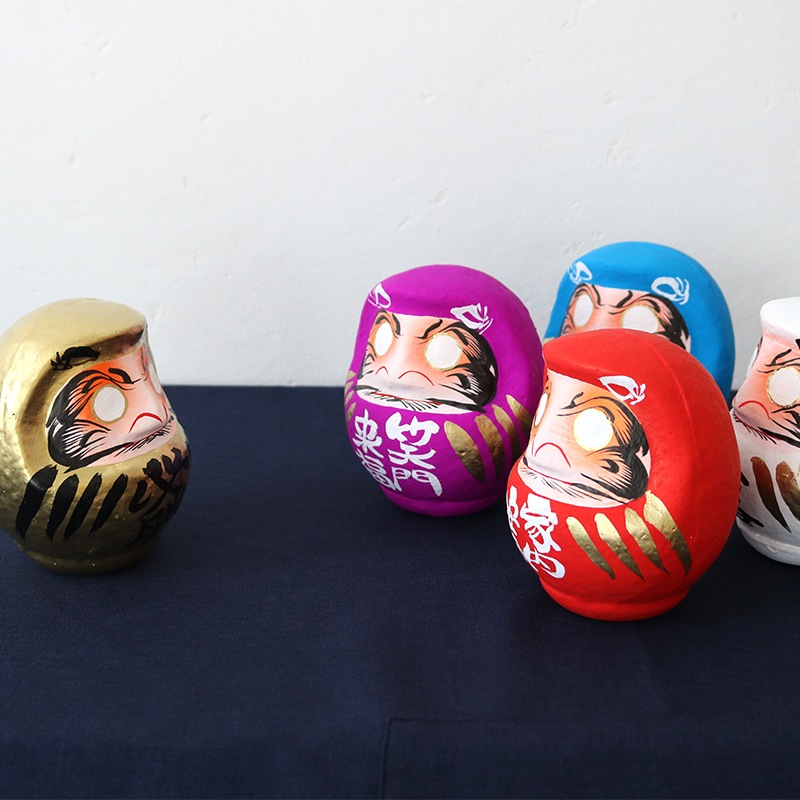 【ご予約商品】2026名入れだるまSサイズ 赤・青・白・紫