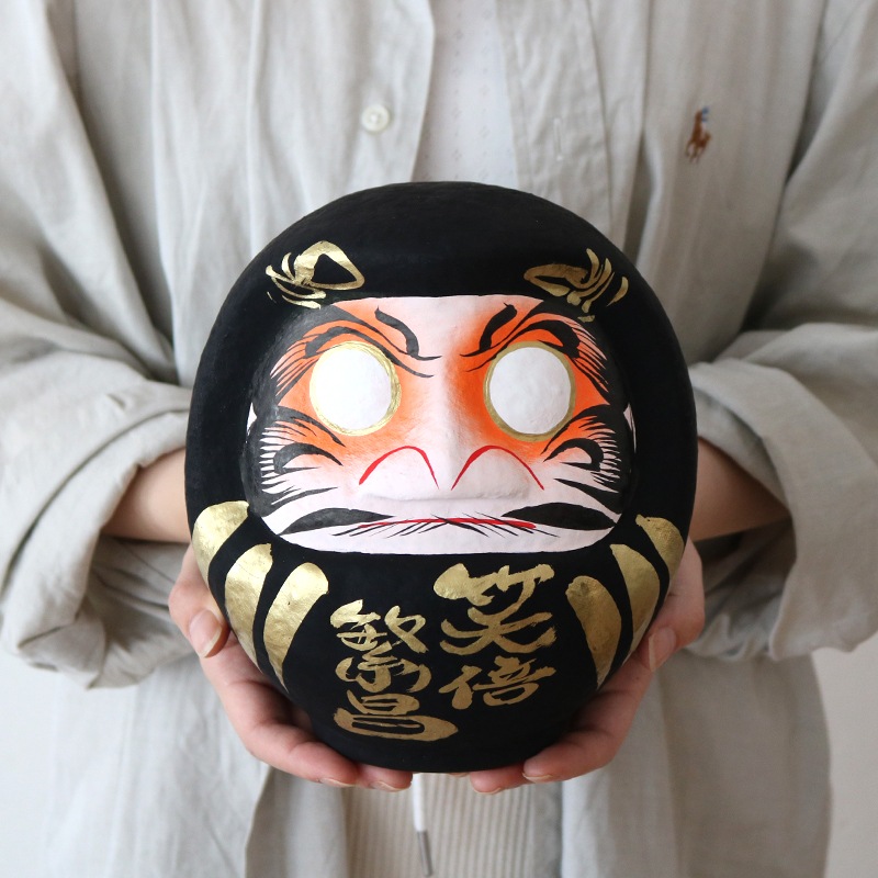 【ご予約商品】2026名入れだるまMサイズ 　赤・黒