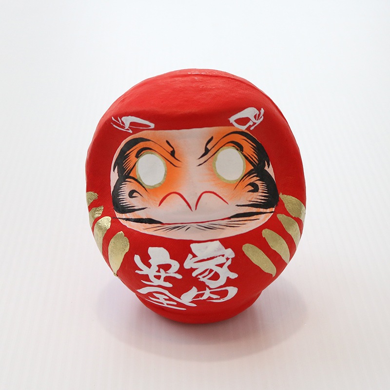 【ご予約商品】2026名入れだるまMサイズ 　赤・黒