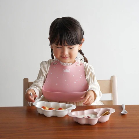 10mois（ディモア）シリコンビブ  PK