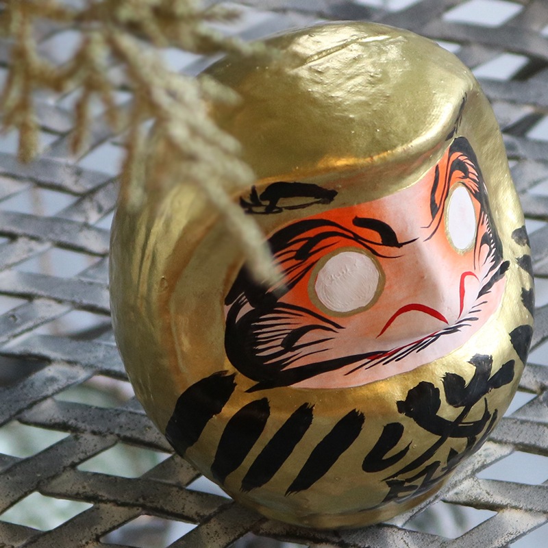 【ご予約商品】2026名入れだるまLサイズ　ゴールド