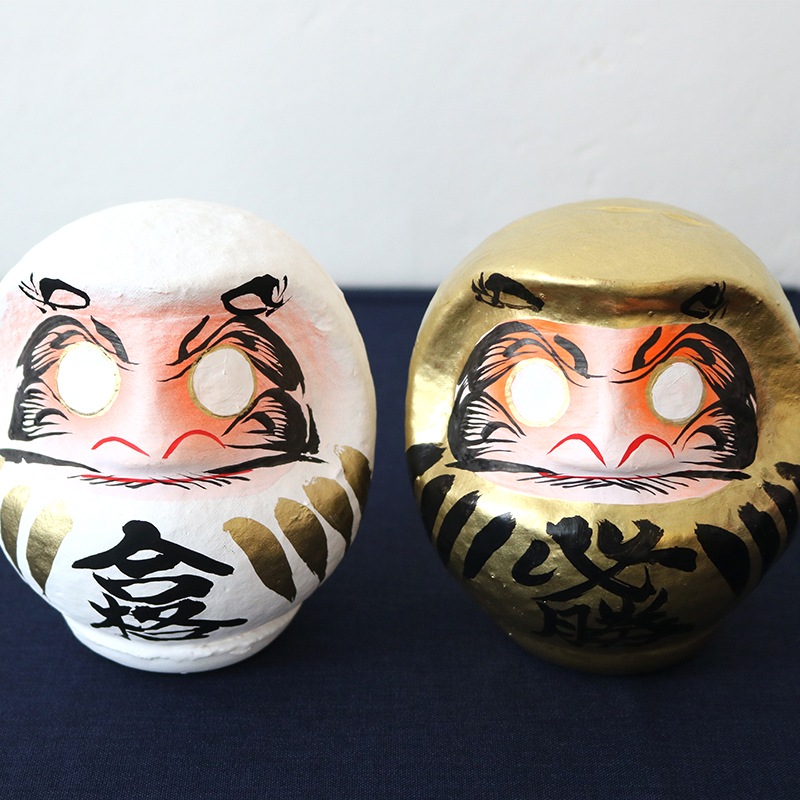 【ご予約商品】2026名入れだるまLサイズ　ゴールド