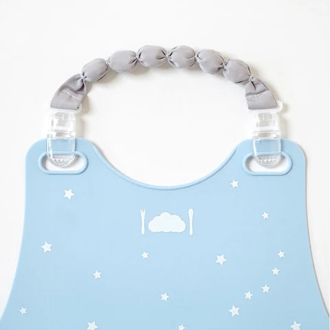 10mois(ディモア)シリコンビブ BL