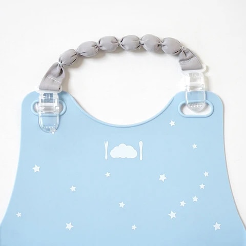 10mois(ディモア)シリコンビブ BL