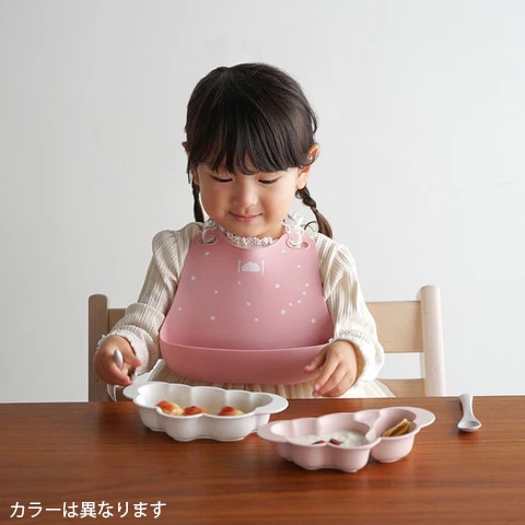 10mois(ディモア)シリコンビブ BL