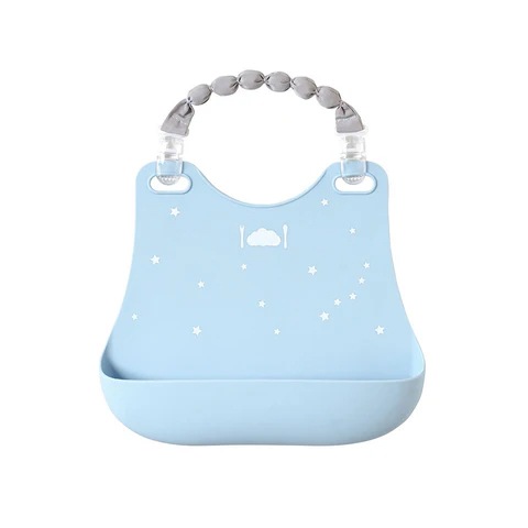 10mois(ディモア)シリコンビブ BL