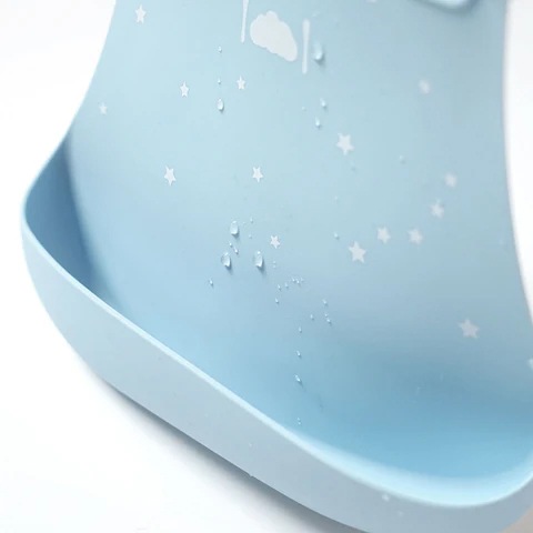 10mois(ディモア)シリコンビブ BL