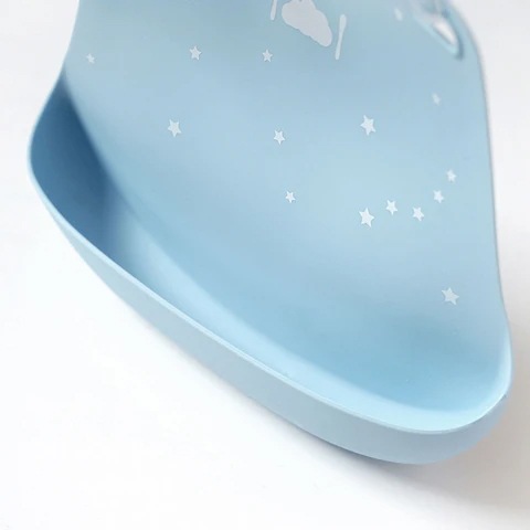 10mois(ディモア)シリコンビブ BL