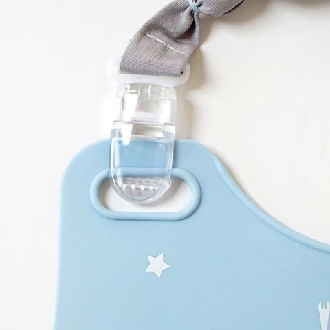 10mois(ディモア)シリコンビブ BL