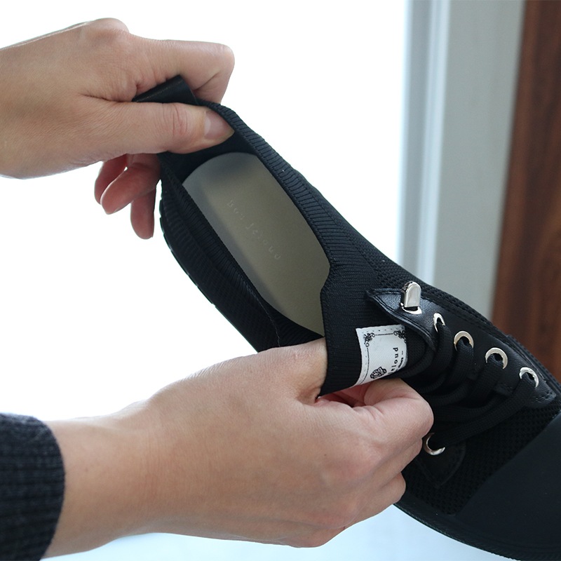 【HD別注カラー】GENUINスニーカーALL BK｜BouJeloud（ブージュルード）