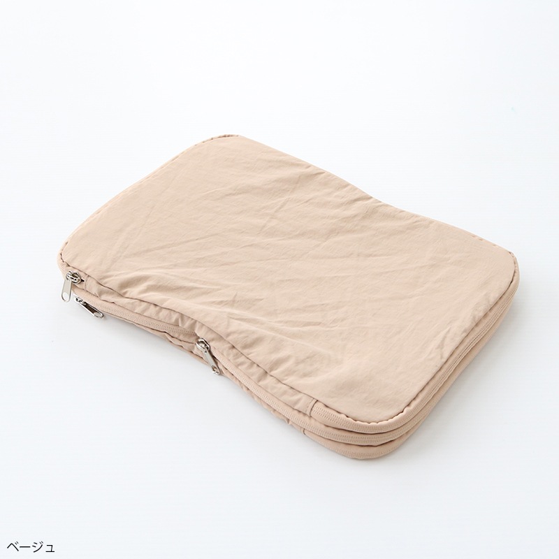 圧縮収納ポーチ L