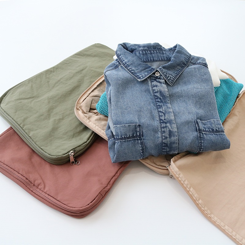 圧縮収納ポーチ L