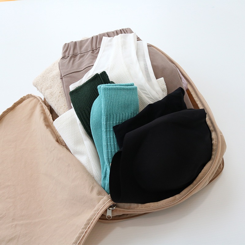 圧縮収納ポーチ L