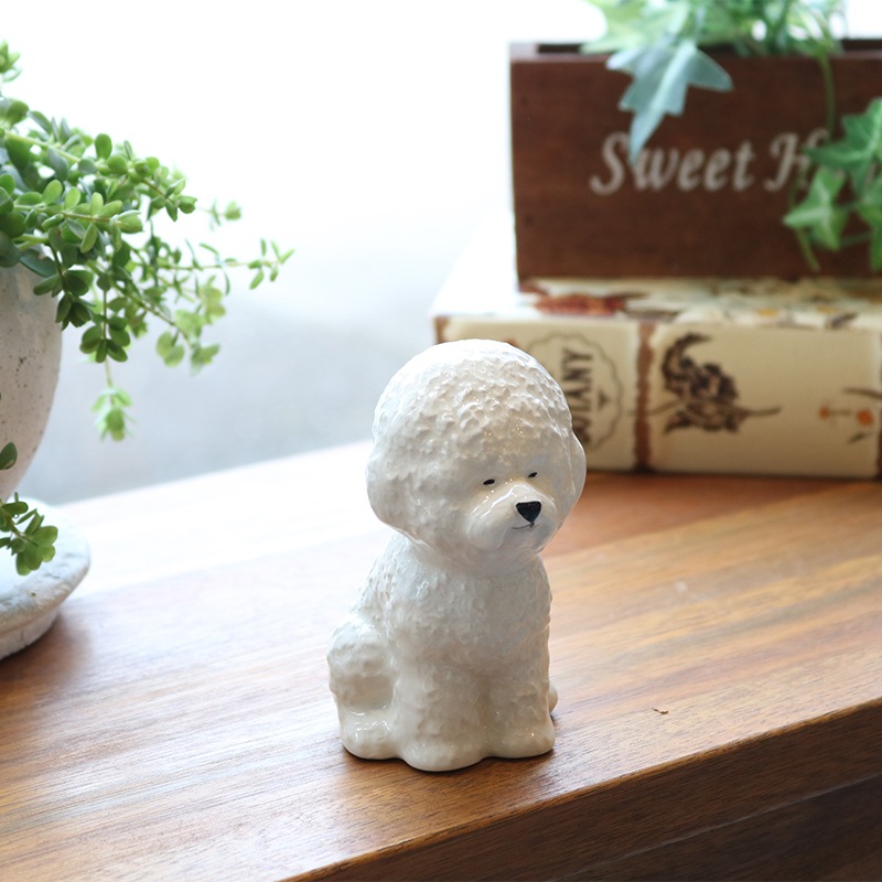 アニマルベース ビジョンフリーゼ |花瓶 Animal Vase Bichon frize
