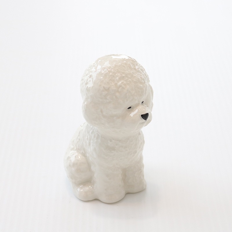 アニマルベース ビジョンフリーゼ |花瓶 Animal Vase Bichon frize