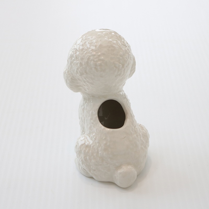 アニマルベース ビジョンフリーゼ |花瓶 Animal Vase Bichon frize