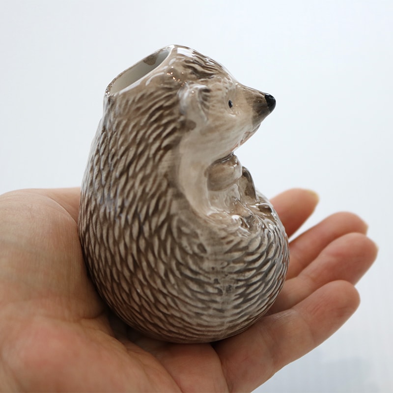アニマルベース ハリネズミ |花瓶 Animal Vase C Hedgehog