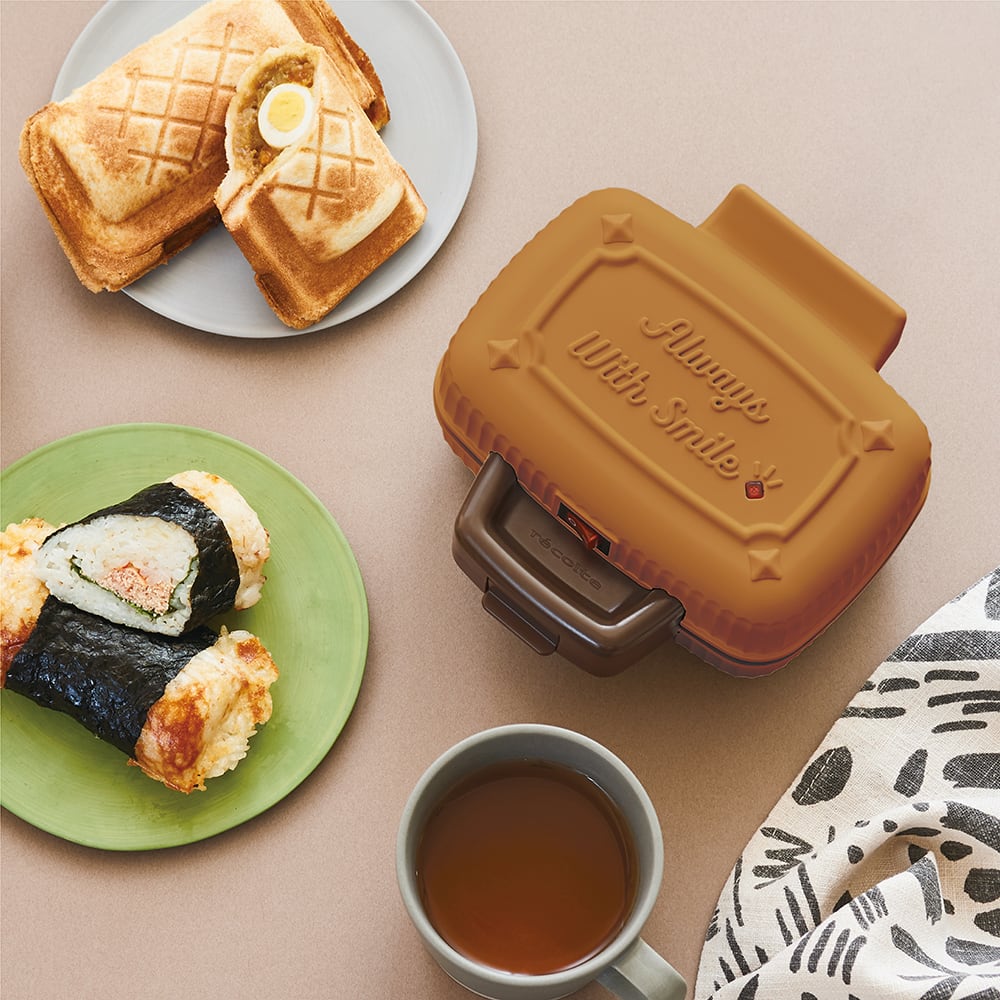 レコルト プレスサンドメーカー ミニ  ジンジャークッキー BR　