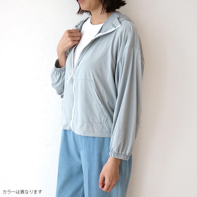 ママさんが考えた最強のUVパーカー ショートBLK