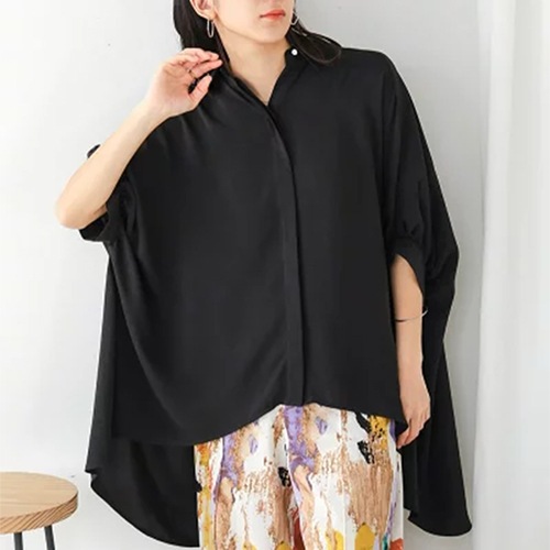 麻ライクシャツチュニック