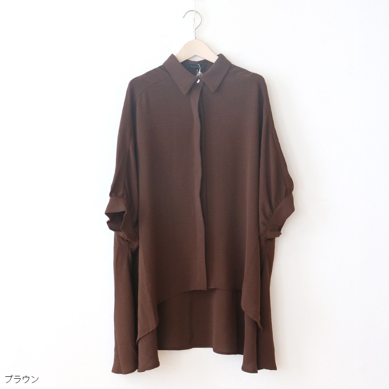 麻ライクシャツチュニック