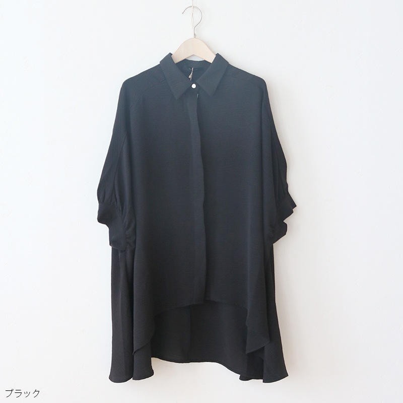 麻ライクシャツチュニック | ハンプティーダンプティー公式通販