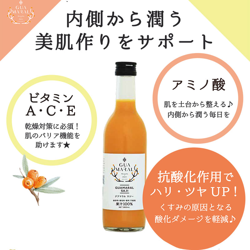 グアマラル シーベリージュース360ml