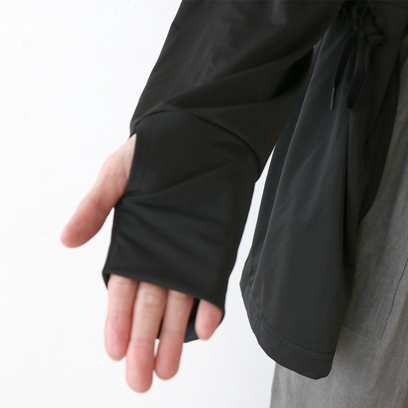 ママさんが考えた最強のUVパーカー ロングBLK