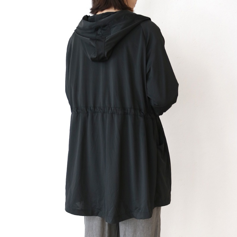 ママさんが考えた最強のUVパーカー ロングBLK