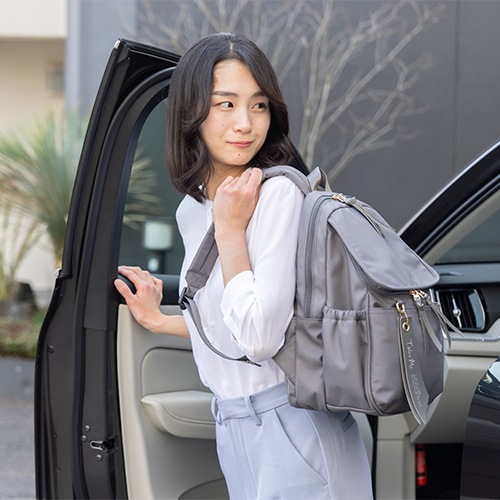 Take Me（テイクミー） Airy 10ポケットデイパック グレー