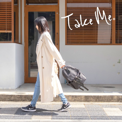 Take Me（テイクミー） Airy 10ポケットデイパック グレー