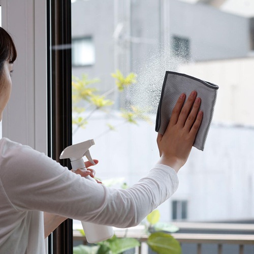 【3月上旬お届け】ガラス　鏡ピカッとクロス　２枚セット