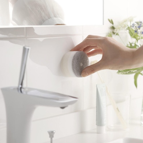 洗面スポンジＰＯＣＯ吸盤付き　ＧＹ