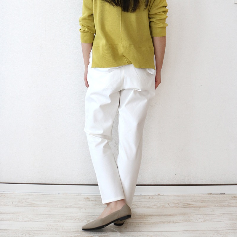 トリックジップテーパードストレッチポンチ WH