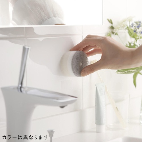洗面スポンジＰＯＣＯ吸盤付き　ＷＨ