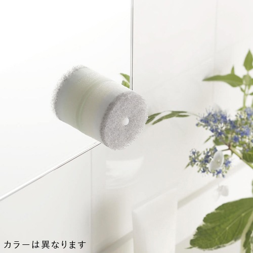 洗面スポンジＰＯＣＯ吸盤付き　ＷＨ