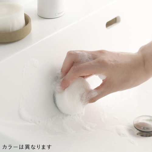 洗面スポンジＰＯＣＯ吸盤付き　ＷＨ