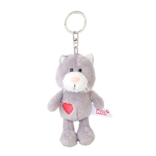 NICI キーリング グレーキャット １０ｃｍ