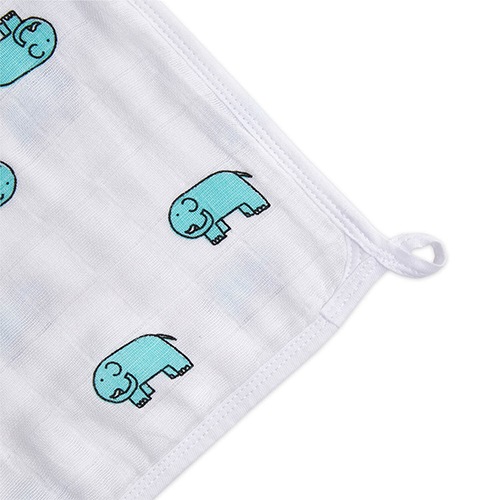 モスリンウォッシュクロス3枚入り ジャングルジャム|エイデン&アネイ