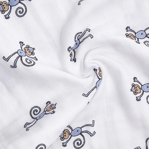 モスリンウォッシュクロス3枚入り ジャングルジャム|エイデン&アネイ